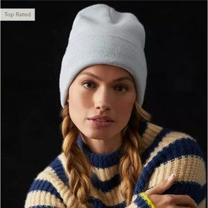 Anthropologie Maeve Fine Knit Beanie - pale green
